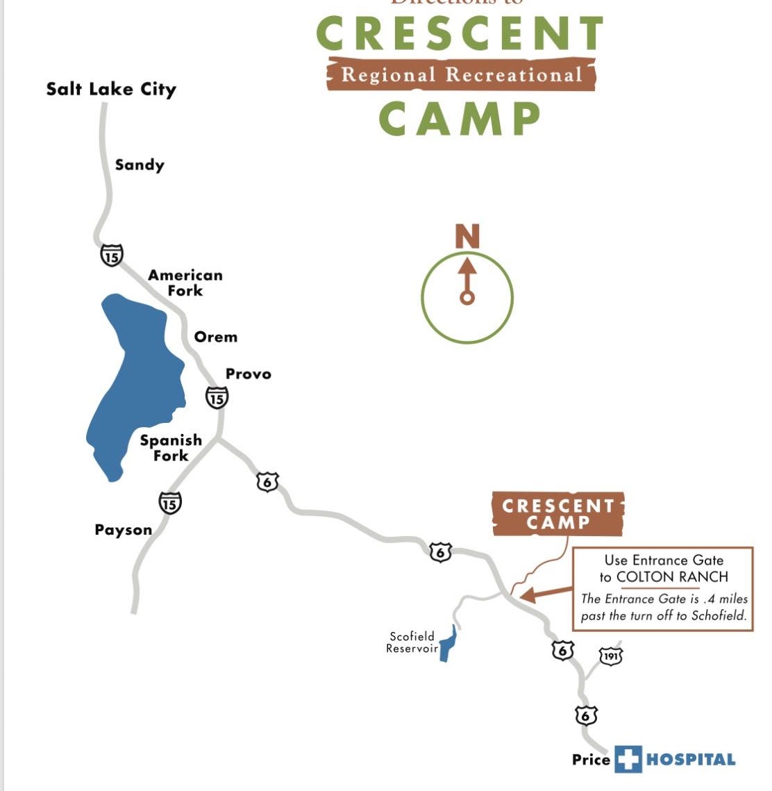Campground detail map one